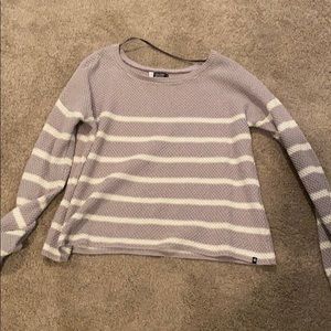 Volcom Striped Cropped Sweater